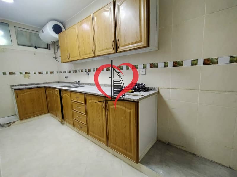 9 1 Bedroom Hall Apartment Available With Parking Opposite to Wahda Mall: