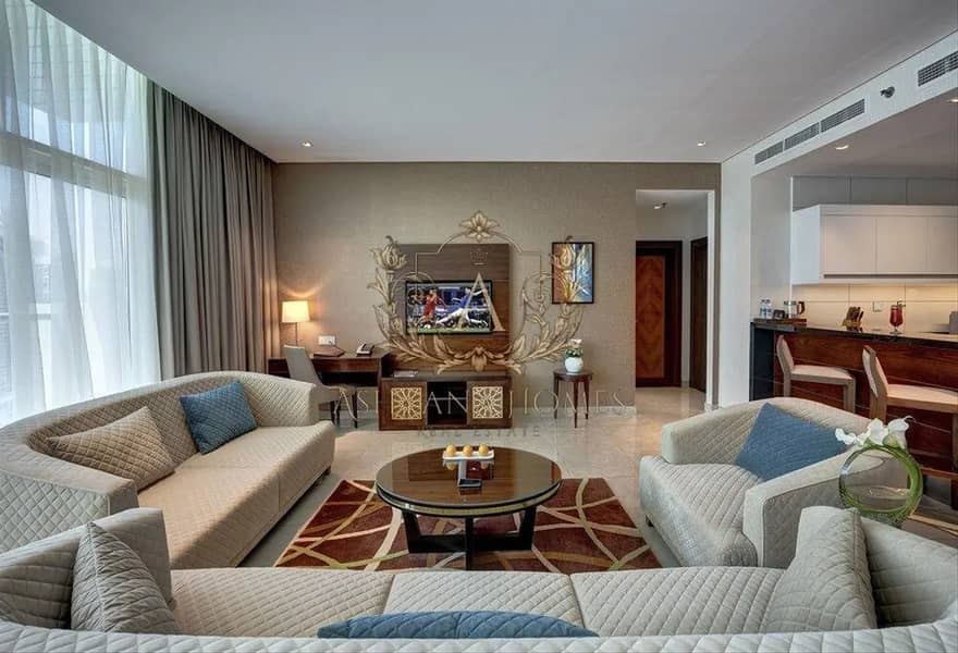 شقة فندقية في رويال كونتيننتال للاجنحة الفندقية،الخليج التجاري 1 غرفة 110000 درهم - 6790268