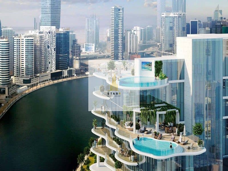 位于商业湾，绮丽塔 1 卧室的公寓 1460000 AED - 6559164