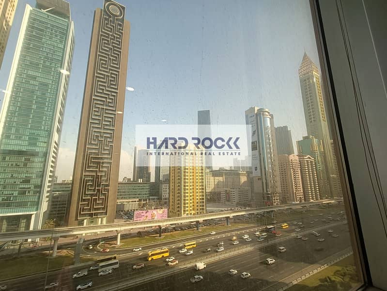 Spacious Fitted Office on Sheikh Zayed Road for Rent