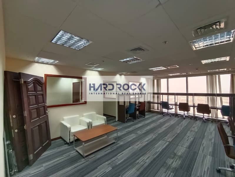 Well-Fitted Office For Rent | Sheikh Zayed Road | Next to Metro Station!
