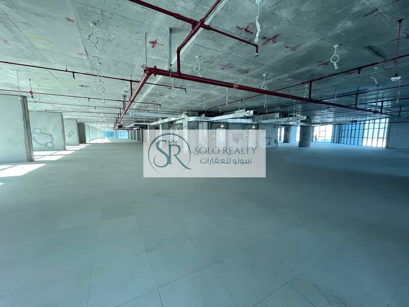 0% Commission | Huge Office Space | Prestigious Building | Shell & Core !