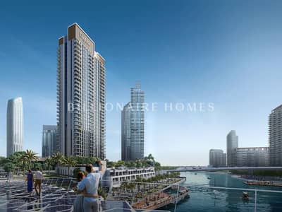 3 Bedroom Flat for Sale in Dubai Creek Harbour, Dubai - Payment plan | High Floor | Beach View
