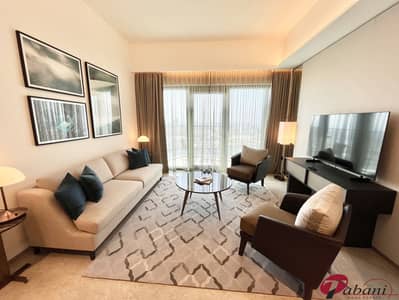 2 Bedroom Apartment for Rent in Dubai Creek Harbour, Dubai - Burj Sea View | High Floor | Vacant | Furnished