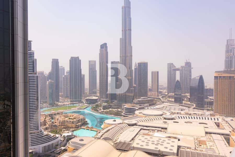 Furnished |Full Burj and Fountain view| Luxurious
