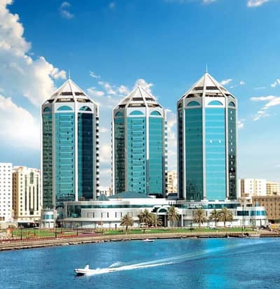 Office for Rent in Al Majaz, Sharjah - DIRECT FROM LANDLORD - BRAND NEW BUSINESS CENTER AT CRYSTAL PLAZA