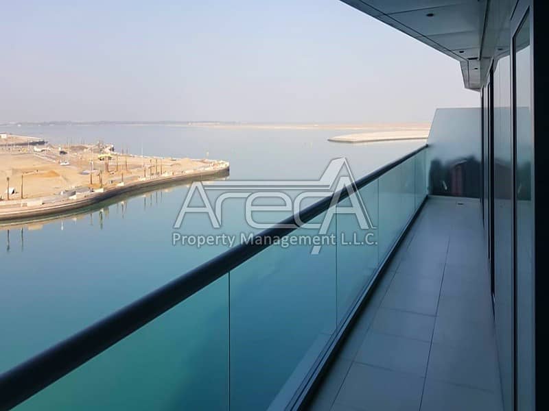 Beautiful Sea Front 2 Bed Apt with Facilities! Al Bandar, Al Raha Beach