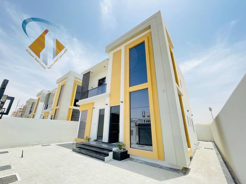 Villa for sale in Ajman, without down payment, very excellent finishing, freehold for life for all nationalities, with large bank facilities