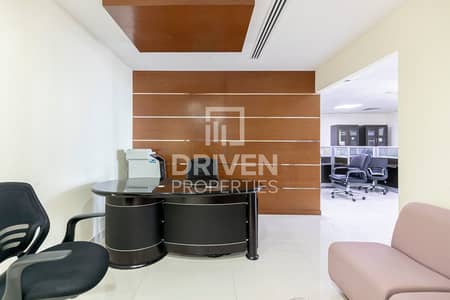 Office for Rent in Jumeirah Lake Towers (JLT), Dubai - Golf view | High Floor Fully Fitted Unit