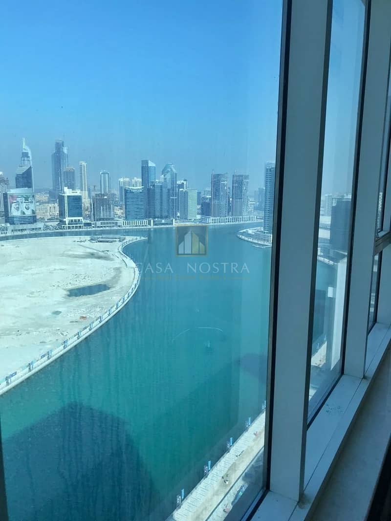 Full Canal  &  Burj View I Fitted Office