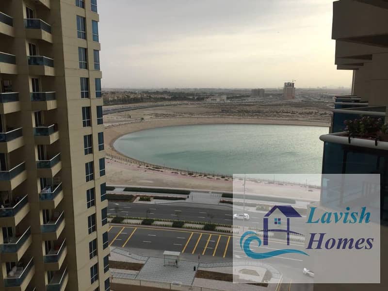 IMPZ well Furnished Studio in Crescent Tower C Lake view higher floor 33000/-