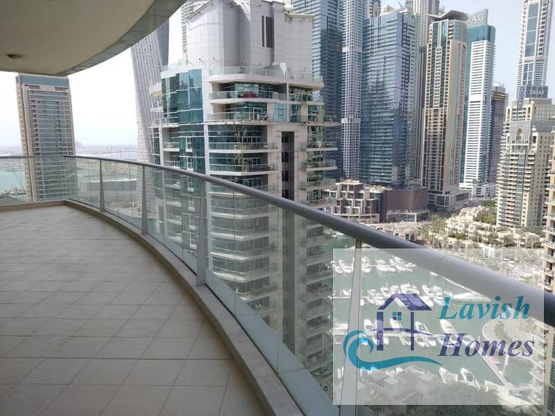 TRIDENT OCEANIC TOWER 2 BEDROOM,STORE, LAUNDRY, SEA AND MARINA LAKE VIEW @ 110K/-