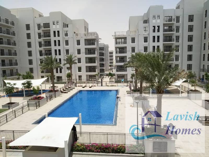 Nshama Safi Apartment brand new 3 bed with maid Pool view Rent 85k/- 4 cheqs