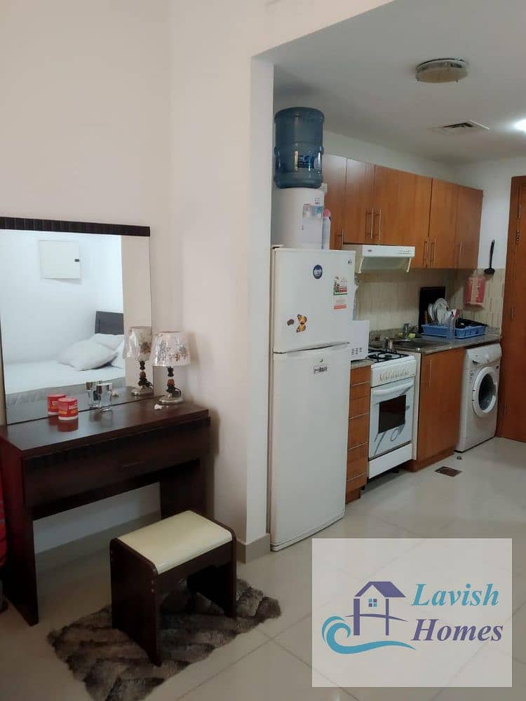 IMPZ Lakeside tower C Fully Furnished Studio with parking and pool view Rent 26k/4 cheqs