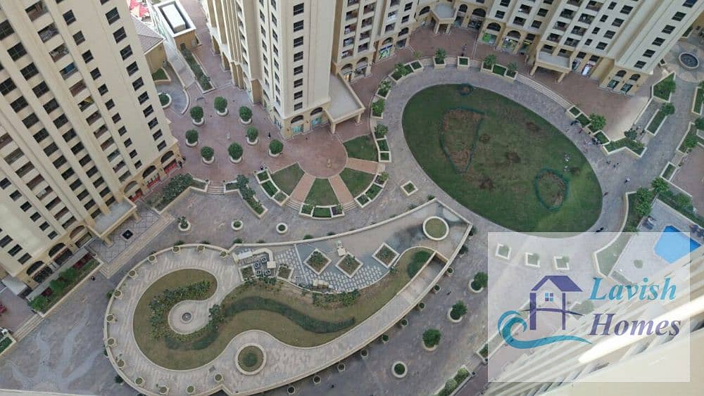 JBR Sadaf 2 bright and Specious 3 bedroom with maid,store, balcony Sea and lake view Rent 120,000/-