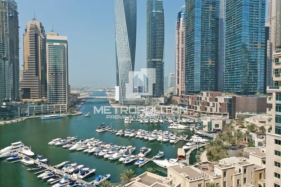 位于迪拜码头，迪拜滨海大厦（怡玛6号大厦），阿尔亚斯大厦 2 卧室的公寓 210000 AED - 8140701