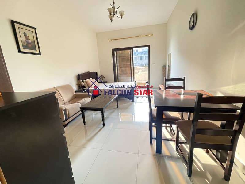 6 12Checks@2600 →Cozy Furnished Studio→Active Dewa/Emicool→Flexible Option→ Good Location