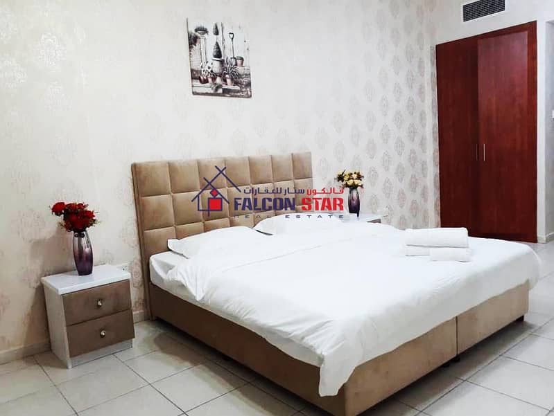 12 LUXURIOUS FURNISHED 1 BED  CLOSE KITCHEN WITH APPLIANCES  READY TO MOVE