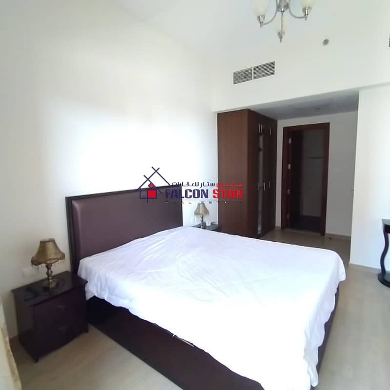 4 LUXURY FURNISHED 1 BED | L SHAPE HUGE BALCONY | PAY MONTHLY JUST 3350/- AED ONLY