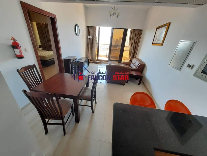 FURNISHED 1 BEDROOM  ( CITY VIEW ) AT BEST PRICE - ON HIGHER FLOOR