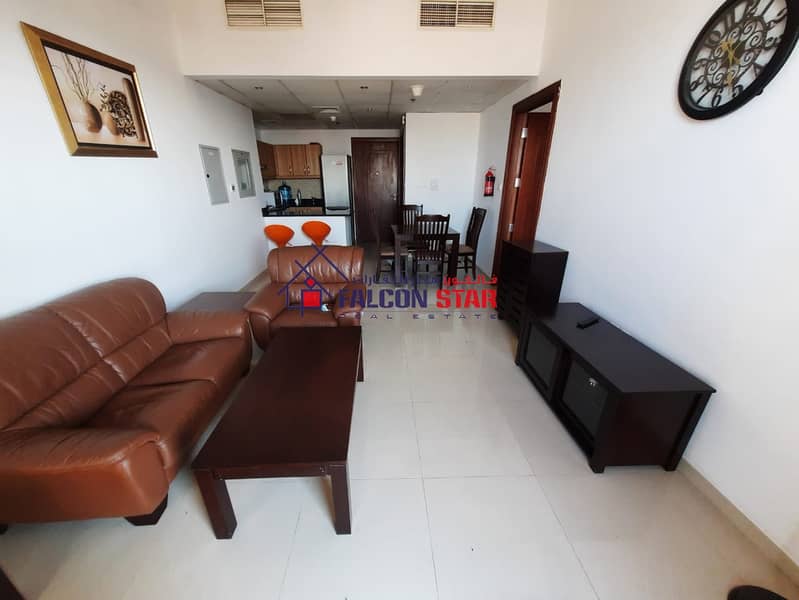 3 FURNISHED 1 BEDROOM  ( CITY VIEW ) AT BEST PRICE - ON HIGHER FLOOR