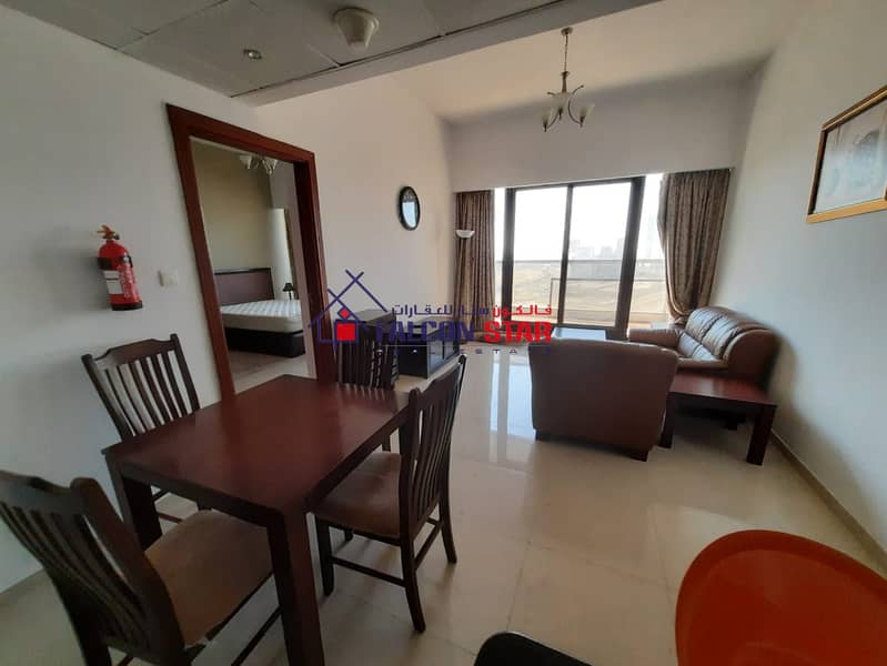 4 FURNISHED 1 BEDROOM  ( CITY VIEW ) AT BEST PRICE - ON HIGHER FLOOR