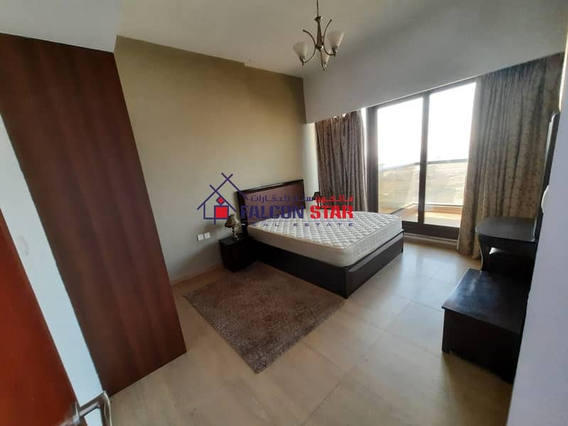 5 FURNISHED 1 BEDROOM  ( CITY VIEW ) AT BEST PRICE - ON HIGHER FLOOR