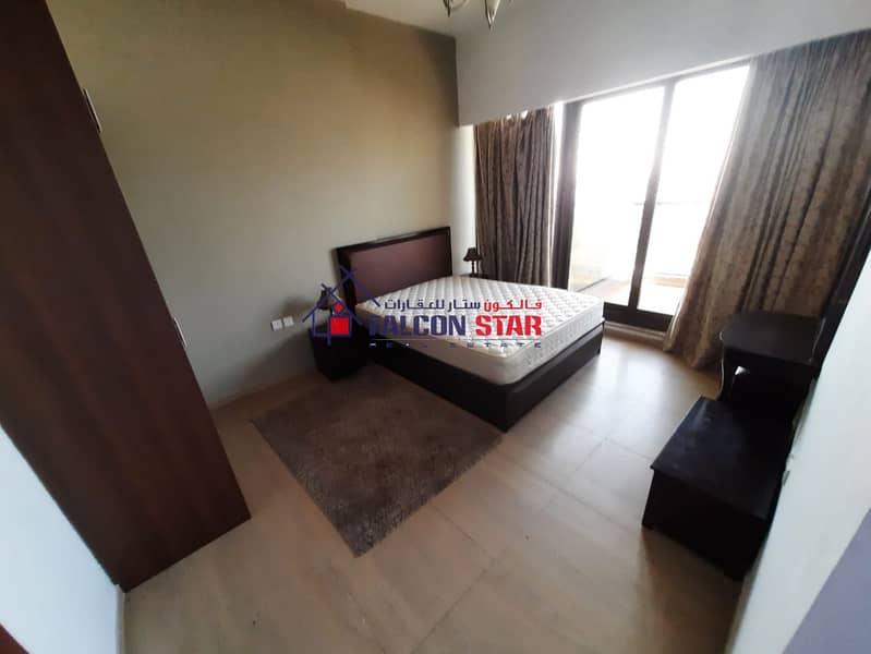 7 FURNISHED 1 BEDROOM  ( CITY VIEW ) AT BEST PRICE - ON HIGHER FLOOR