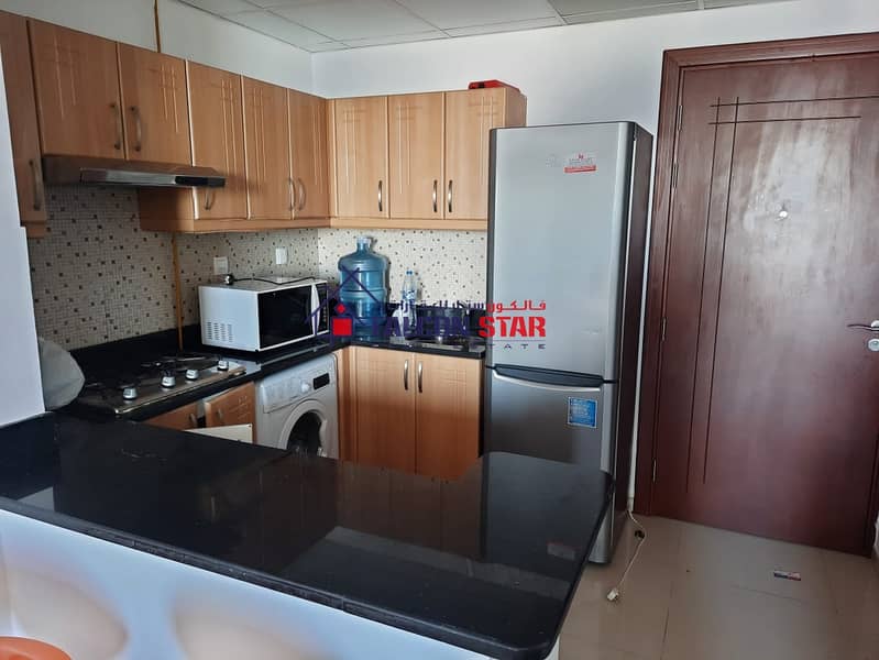 8 FURNISHED 1 BEDROOM  ( CITY VIEW ) AT BEST PRICE - ON HIGHER FLOOR