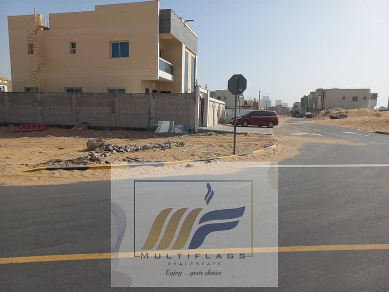 Land for sale in Al Zahia residential corner