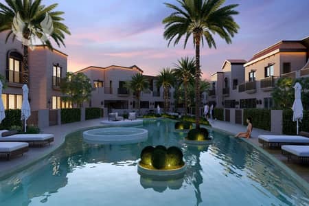 3 Bedroom Townhouse for Sale in Jumeirah Golf Estates, Dubai - BACKING POOL | MOTIVATED SELLER | Q3/2024 HANDOVER