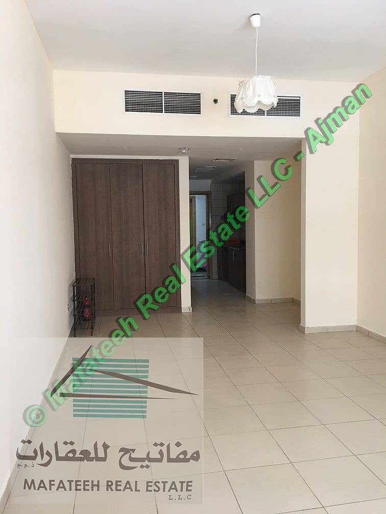 Studio Apartment for sale In Ajman One Tower with parking rented