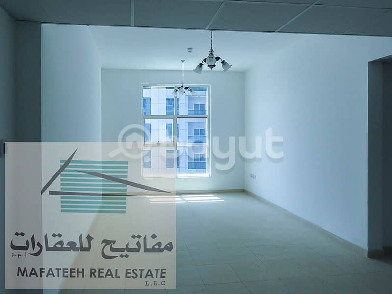 2 Bedroom Hall PAY 42,800 AED  with covered PARKING in City Tower, Nuamiya 3
