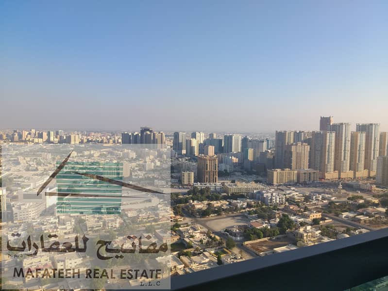 Two bedroom hall apartment available for rent in low price in Ajman Cornish Tower