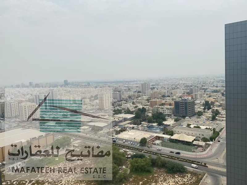 Two bedroom hall apartment available for sale in Ajman City Tower fully city view