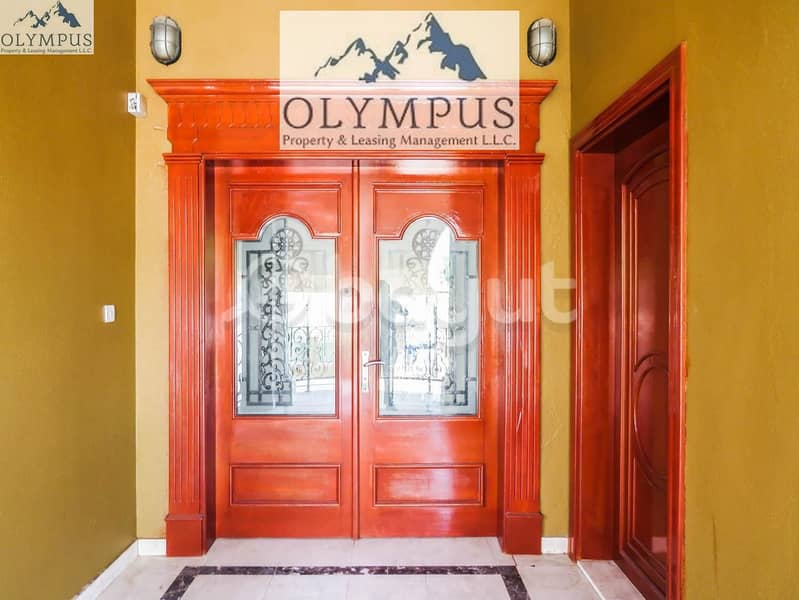 \"Beautiful and Spacious 6 Master BR- Villa  with  Swimming pool and facility available in Al Mushriff for AED 275,000/\"-