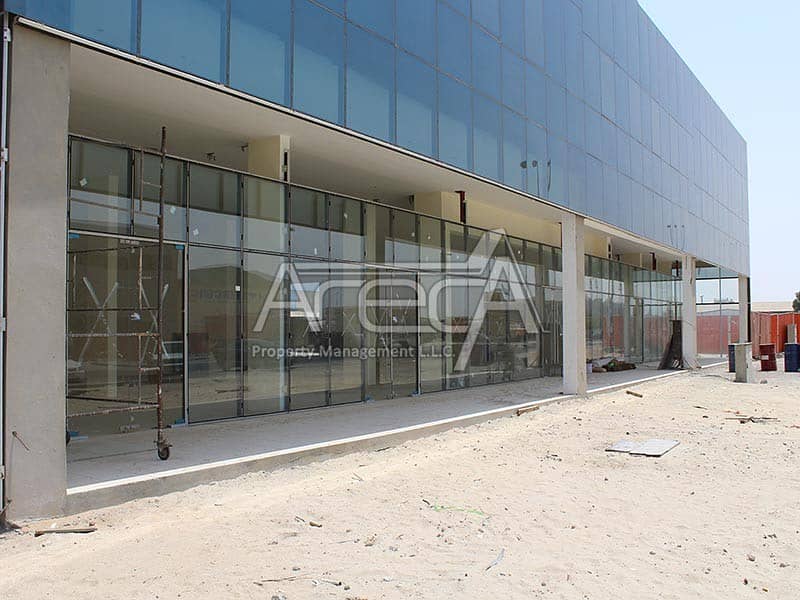 Huge Showroom with Big Warehouse! Core n Shell Strategically Located in Mussafah