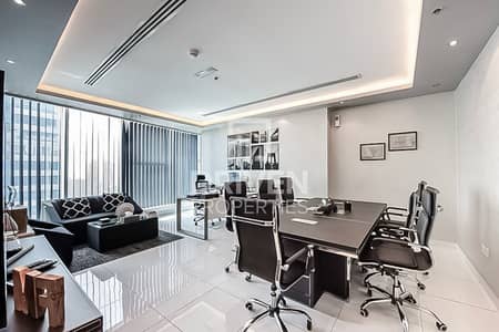 Office for Sale in Business Bay, Dubai - Fitted Office | High Floor | Canal View