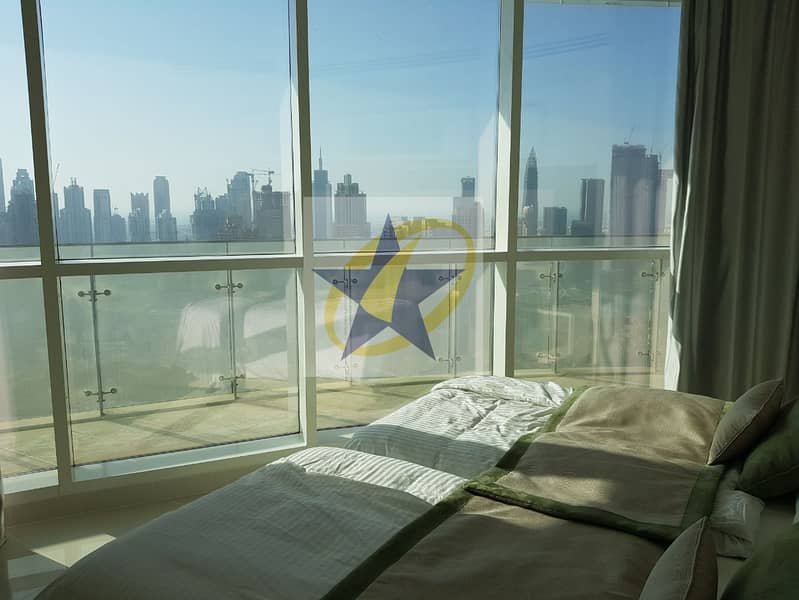 9 Fully Furnished |Full burj view | Vacant by 110k