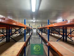 Al Quoz 2,600 sq. Ft warehouse with ready racking installed and built-in office