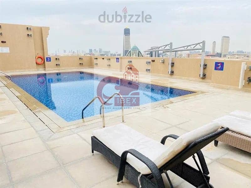 Front Of Metro 1BHK Just in 48K With All Amenities in Al Jaddaf
