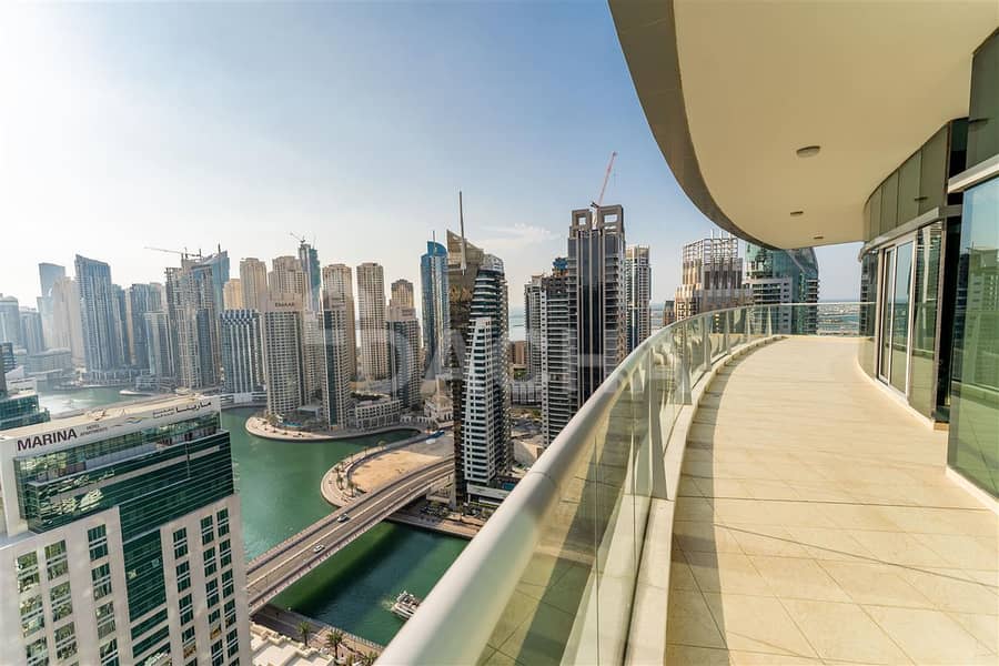 位于迪拜码头，三叉戟海洋景观大楼，三叉戟滨海公园海洋大厦 2 卧室的公寓 3200000 AED - 5022253