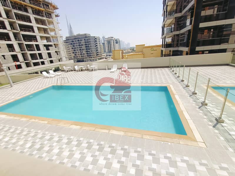 Brand New big size terrace 1bhk just 55k behind of sheikh zayed road