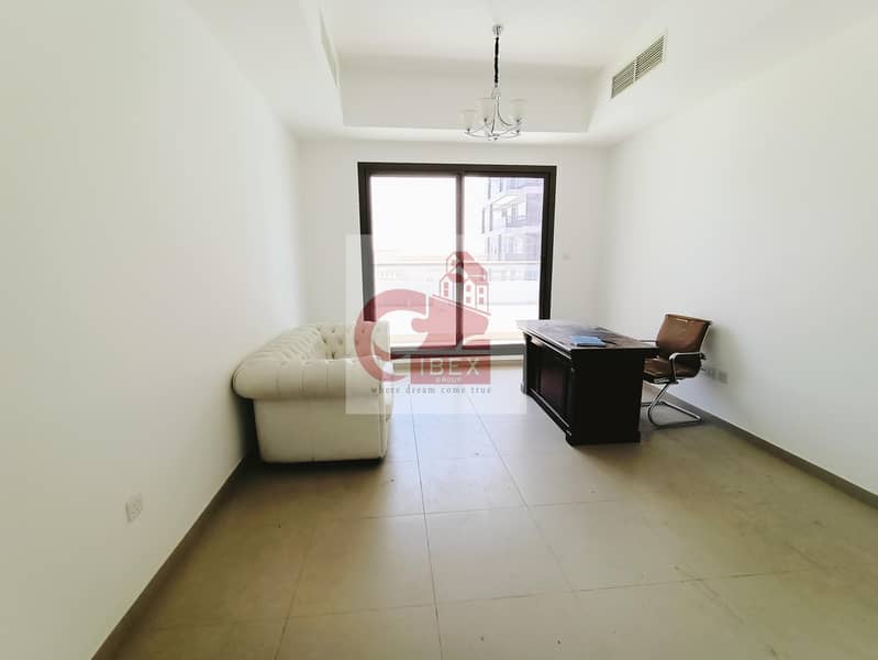 12 Brand New big size terrace 1bhk just 55k behind of sheikh zayed road