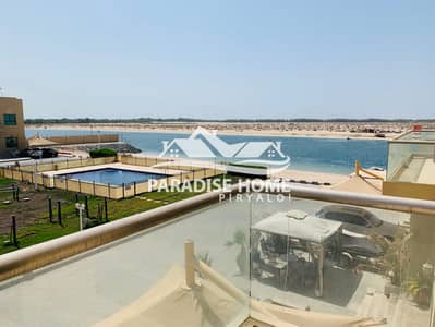 5 Bedroom Villa for Rent in Al Bahia, Abu Dhabi - Seaside View | Impressive 5-Bedroom Villa with Built-in Wardrobes | Front Yard, Al-Shalila.
