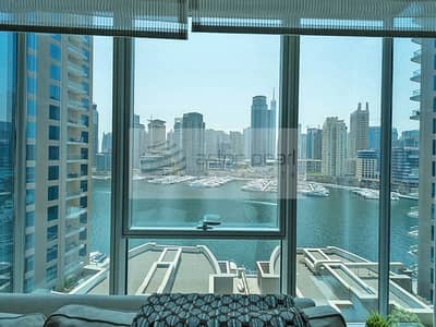 3 Bedroom Flat for Rent in Dubai Marina, Dubai - Upgraded 3BR+Maid|Furnished|Marina View|Vacant Now