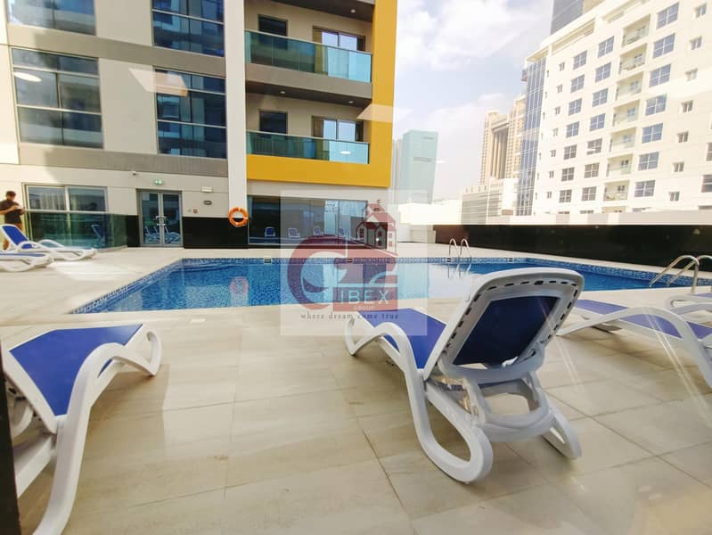 10 30 days free ! Brand New ! Near to emirates metro ! With all ameneties