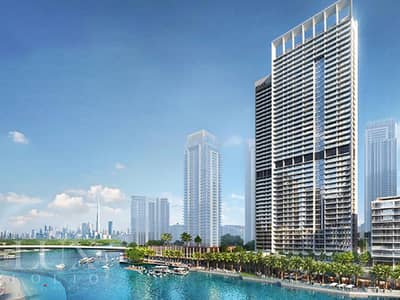 2 Bedroom Flat for Sale in Dubai Creek Harbour, Dubai - Beach View | PHPP | High Floor