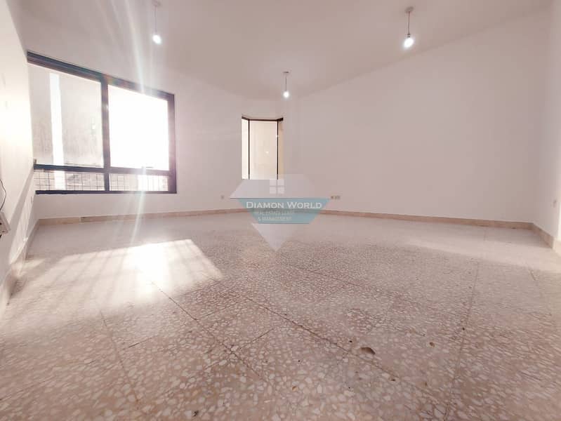 Bright 02 BHK with Tawtheeq Balcony and Wardrobes located at Al Wahda Area