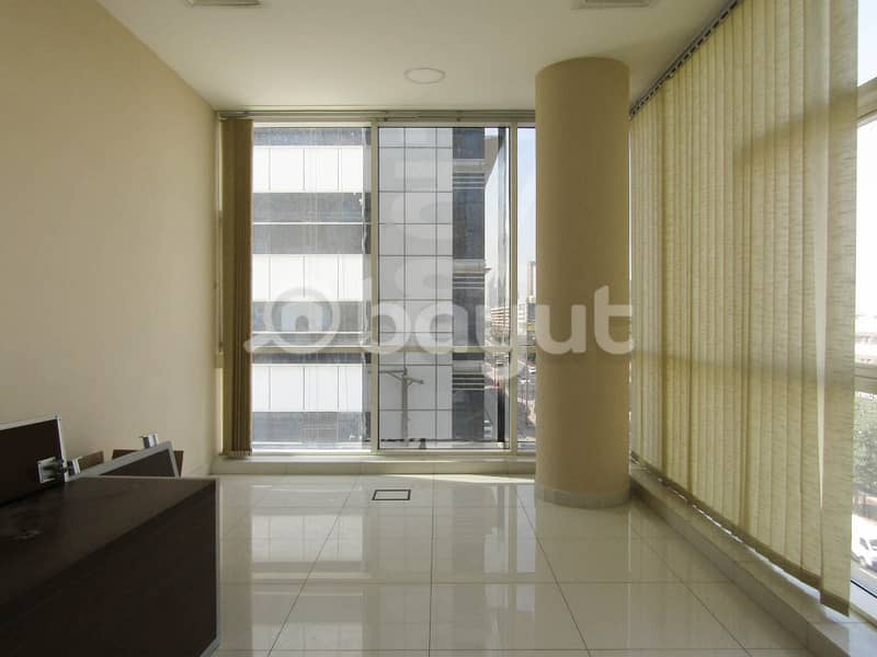 One month grace period free  for Office Space in Oud Metha